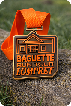 Médaille Baguette Run Tour Lompret